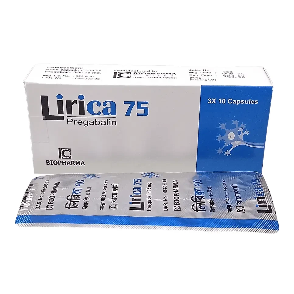 Capsule Lirica 75mg (30pcs)