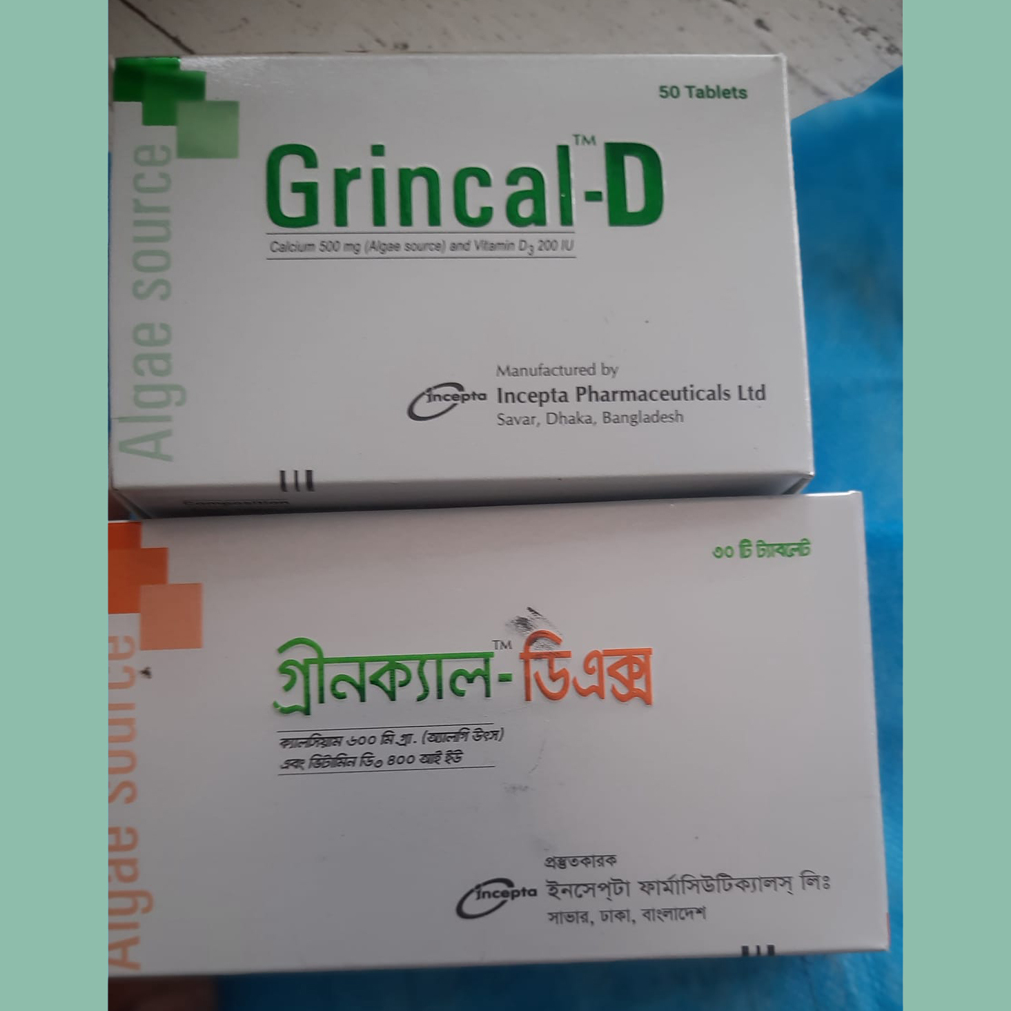 Tablet Grincal D (50pcs)