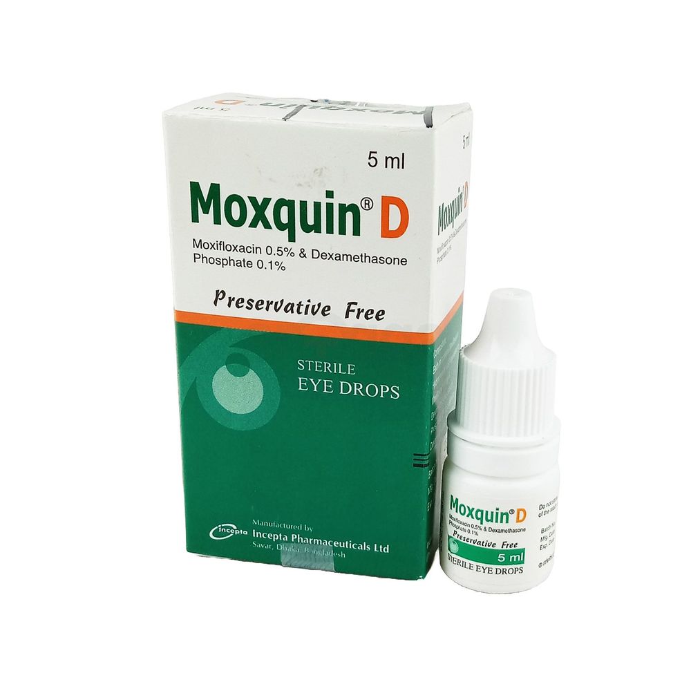 Eye Drop Moxquin D 0.5%+0.1% (5ml)