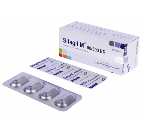 Tablet Sitagil M 50mg+500mg (20pcs)