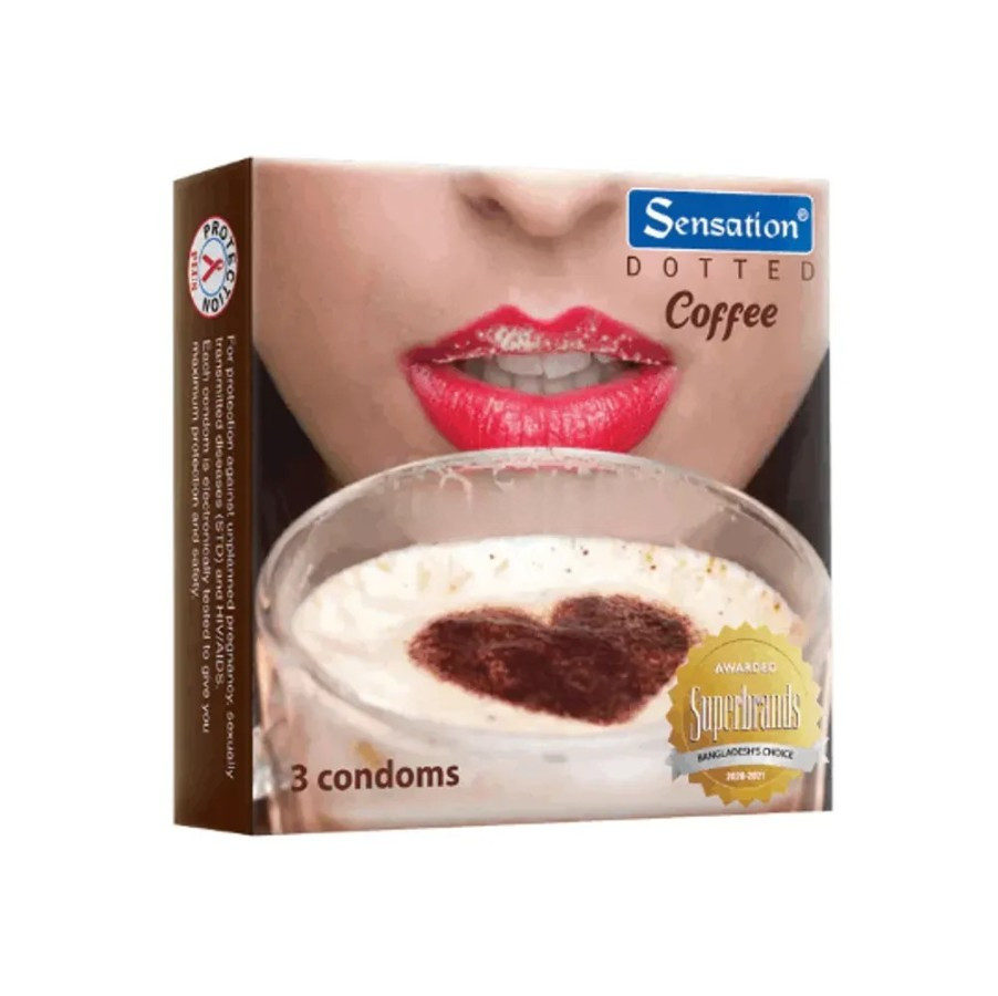 Sensation Coffee Condom (12's pack)