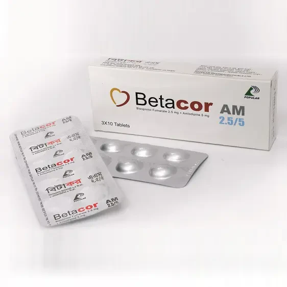 Tablet Betacor AM 2.5mg+5mg (30pcs)