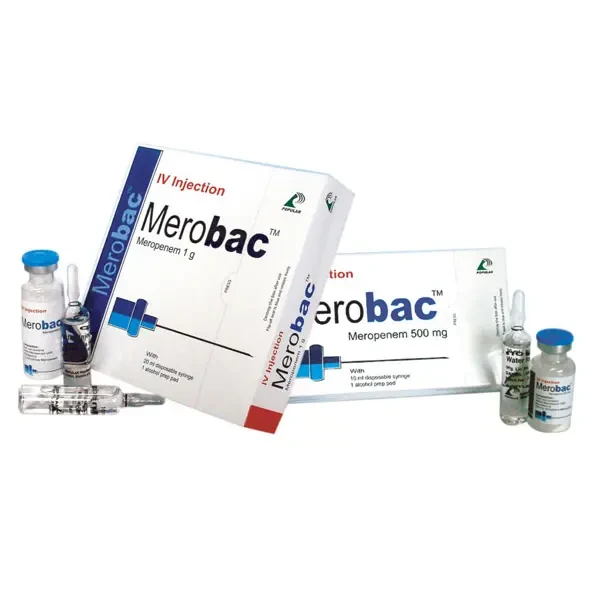 Injection Merobac 500mg/vail
