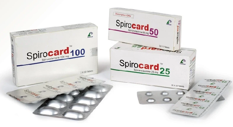 Tablet Spirocard 25mg (100pcs)