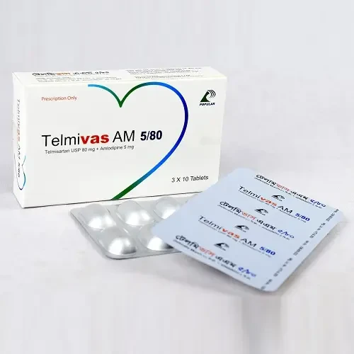 Tablet Telmivas AM 5mg+80mg (30pcs)