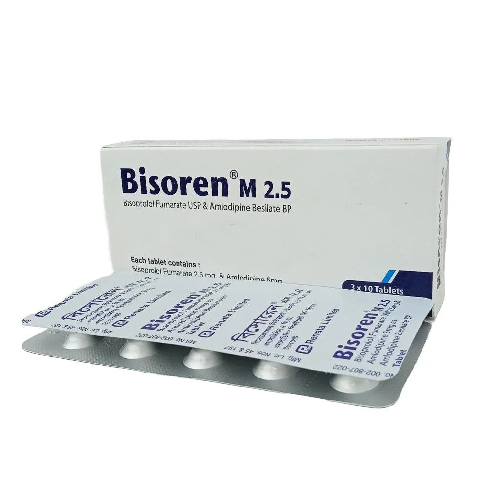 Tablet Bisoren M 2.5mg+5mg (30pcs)