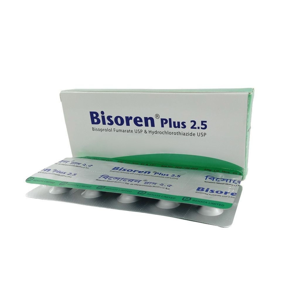 Tablet Bisoren Plus 2.5mg+6.25mg (30pcs)