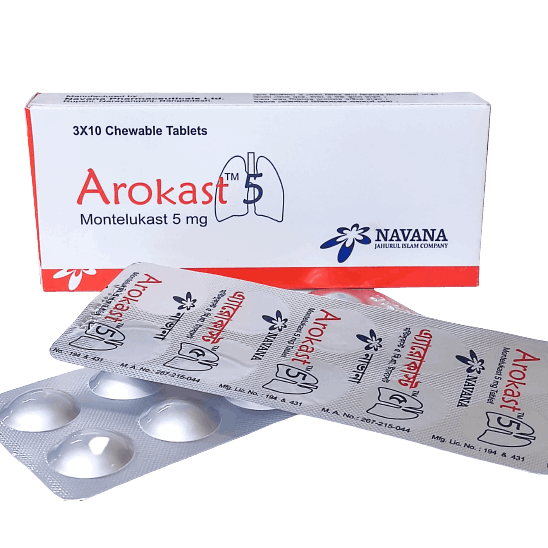 Tablet Arokast 5mg (30pcs)