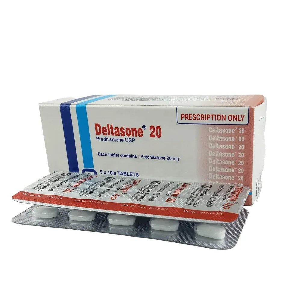 Tablet Deltasone 20mg (50pcs)