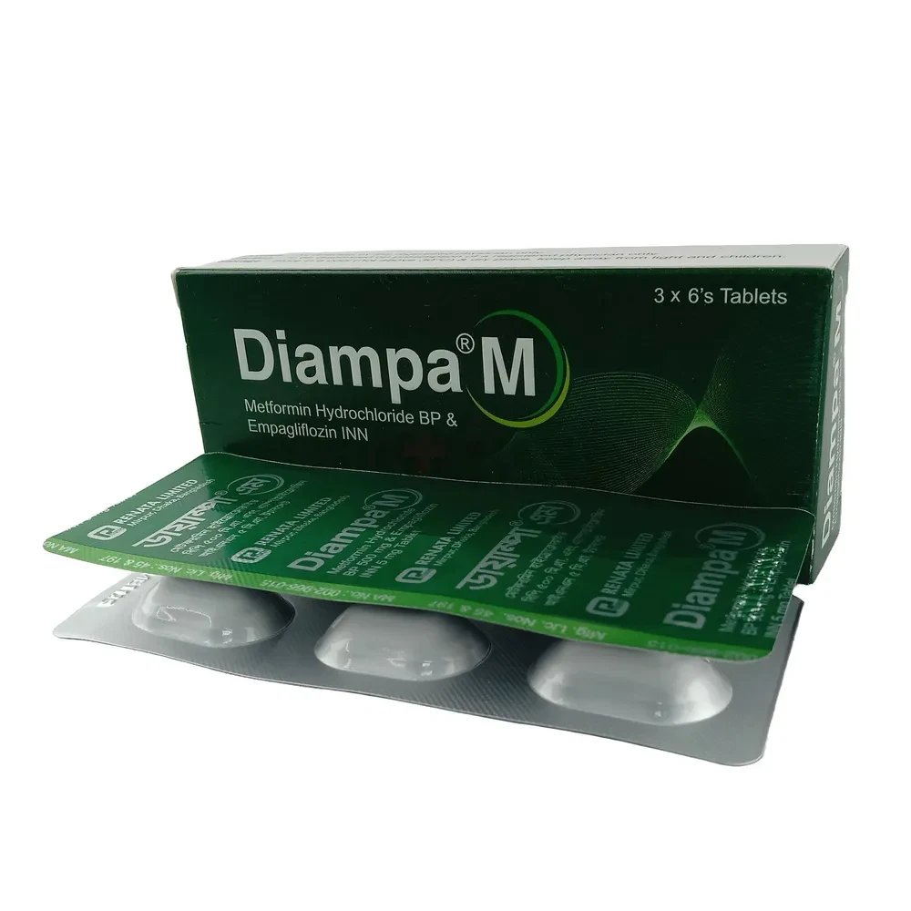 Tablet Diampa M 5mg+500mg (18pcs)