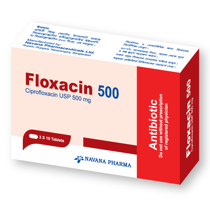 Tablet Floxacin 500mg (30pcs)