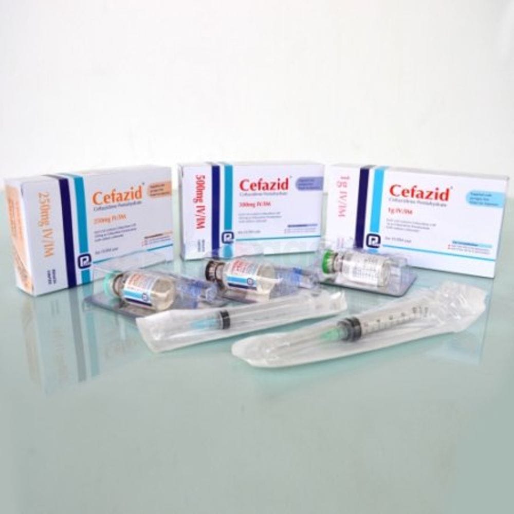 Injection Cefazid 1gm/vail