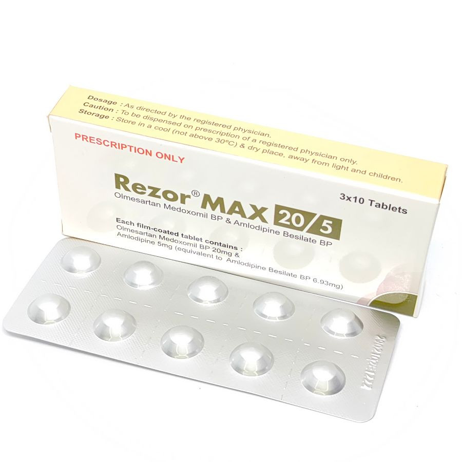 Tablet Rezor Max 5mg+20mg  (30pcs)