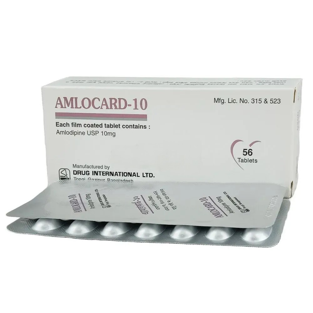 Tablet Amlocard 10mg (56pcs)