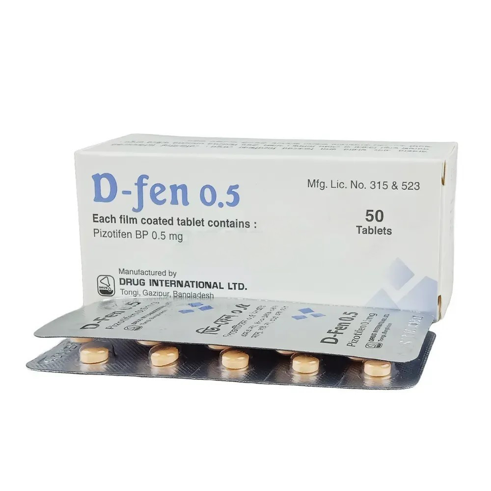 Tablet D-Fen 0.5mg (50pcs)
