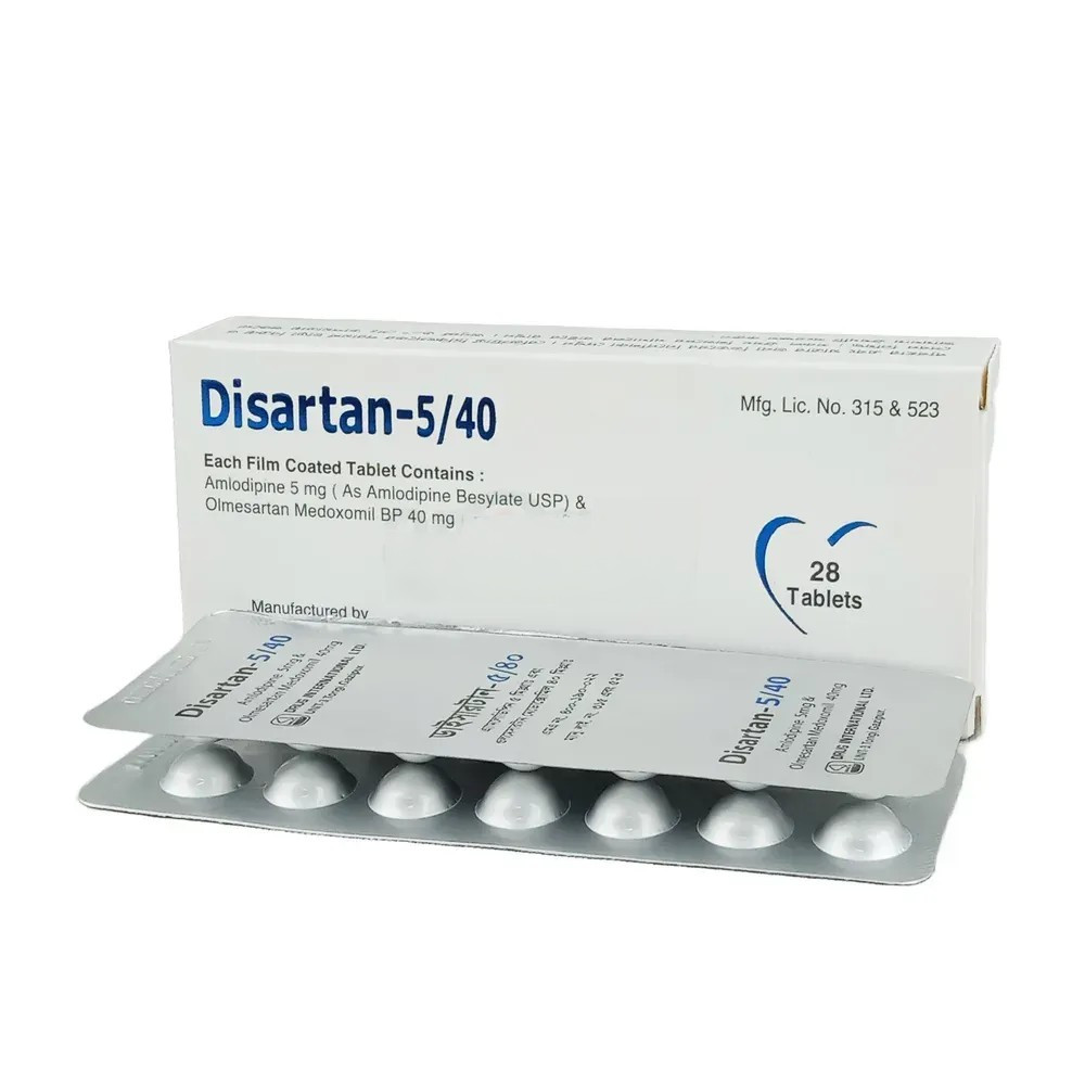 Tablet Disartan 5mg+40mg (28pcs)