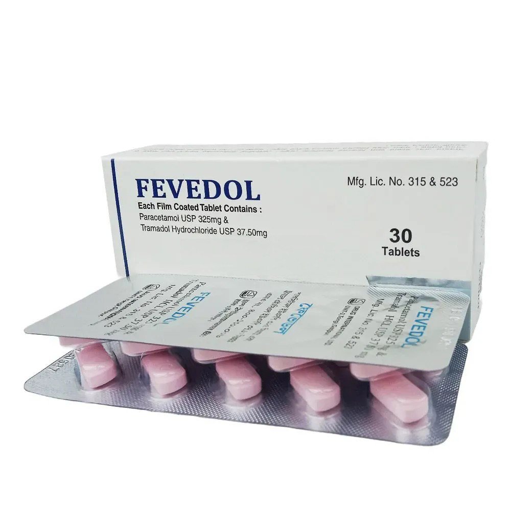 Tablet Fevedol 325mg+37.5mg (30pcs)