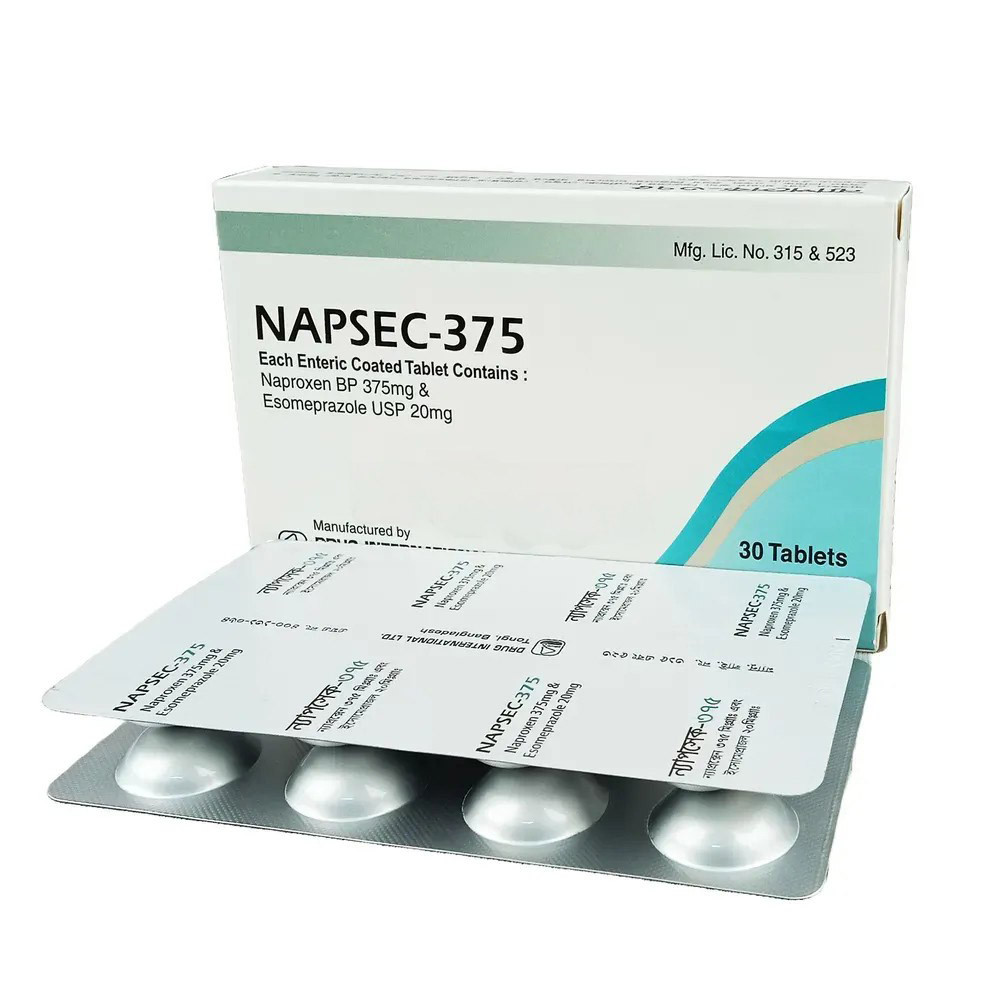 Tablet Napsec 375mg+20mg (30pcs)
