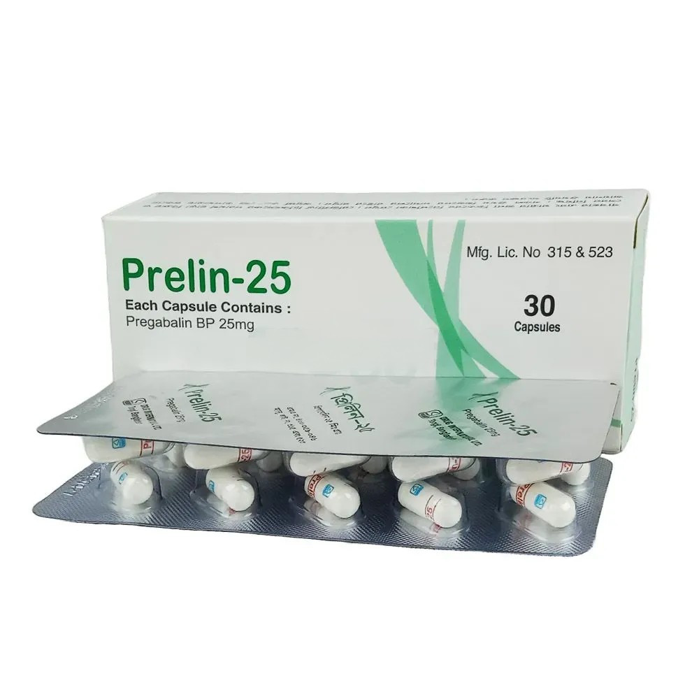 Capsule Prelin 25mg (30pcs)