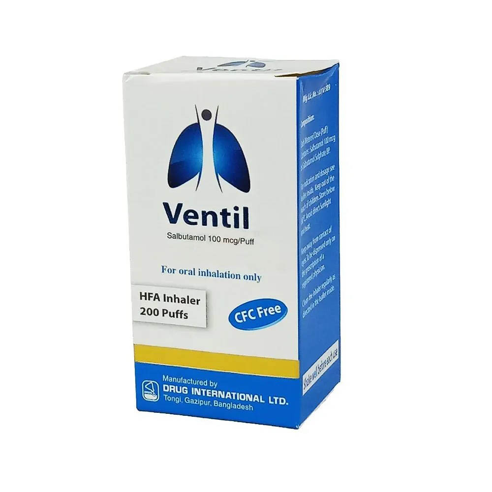 Inhealer Ventil 100mcg/puff (200 metered)