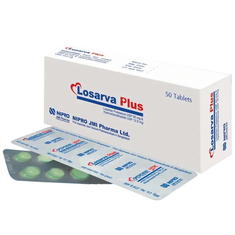 Tablet Losarva Plus 50mg+12.5mg (50pcs)