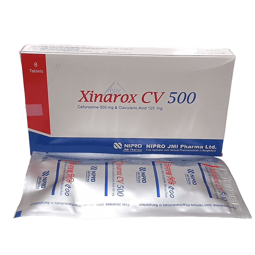 Tablet Xinarox CV 500mg+125mg (8pcs)