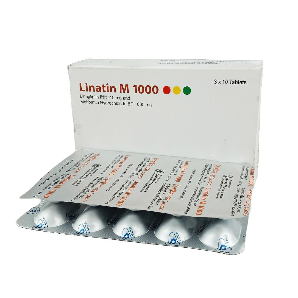 Tablet Linatin M 2.5mg+1000mg (30pcs)