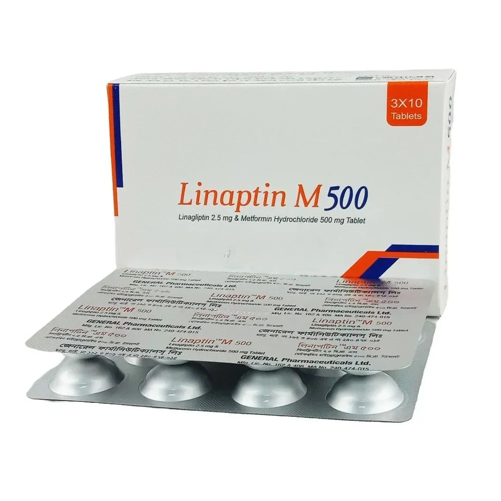 Tablet Linaptin M 2.5mg+500mg  (30pcs)