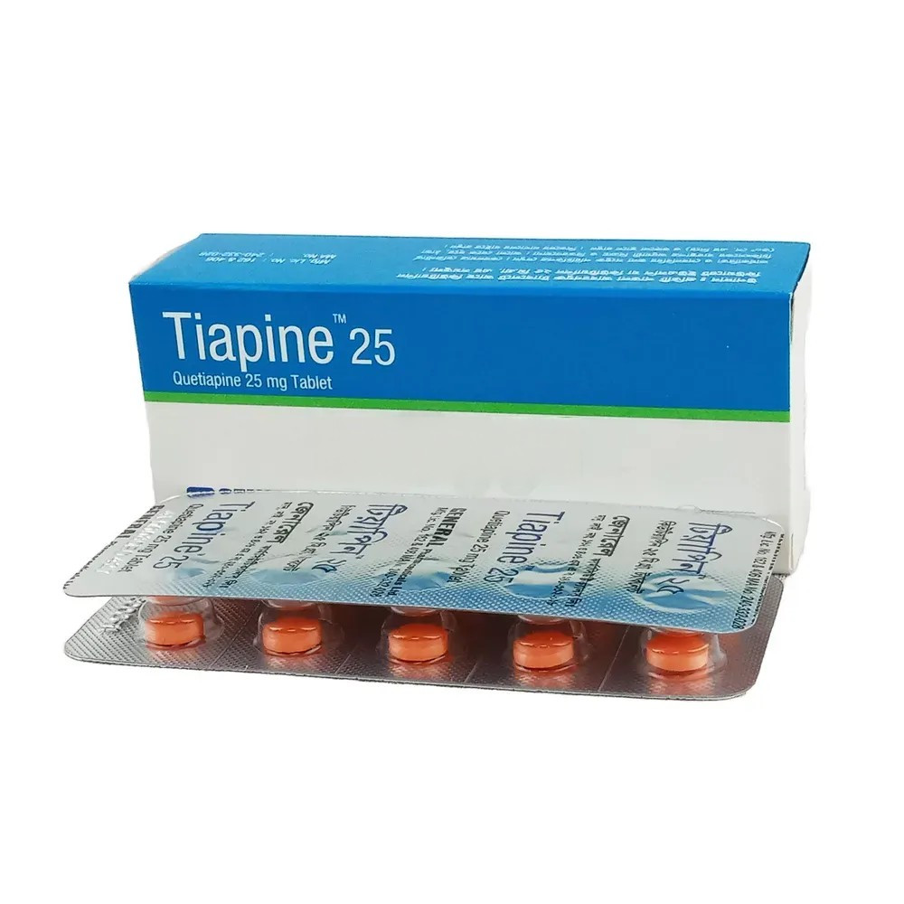 Tablet Tiapine 25mg (50pcs)