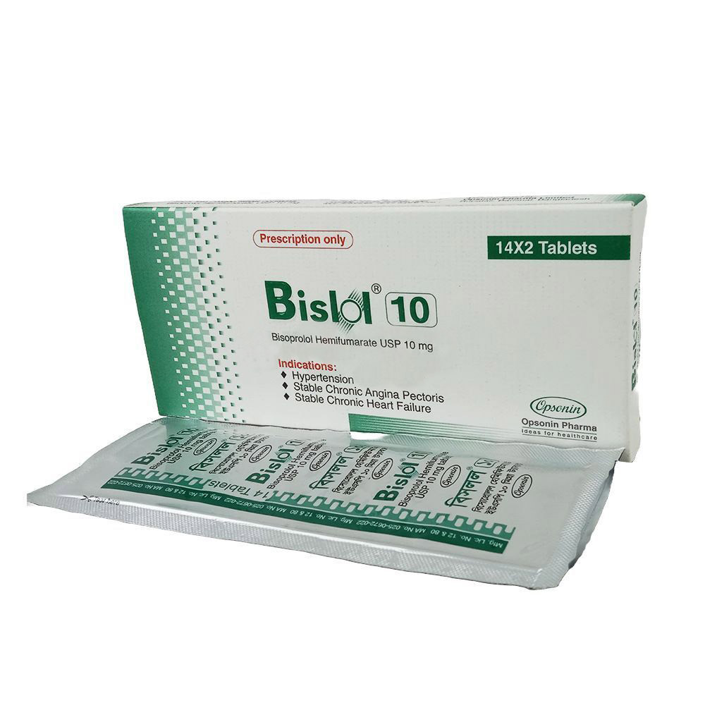 Tablet Bislol 10mg (28pcs)