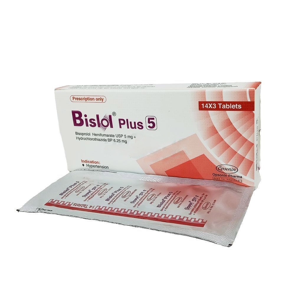 Tablet Bislol Plus 5mg+6.25mg (56pcs)