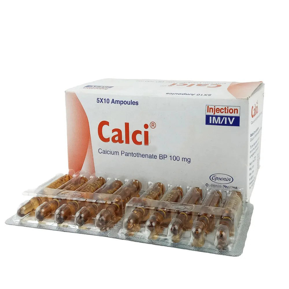 Injection Calci 100mg/2ml (10x5)