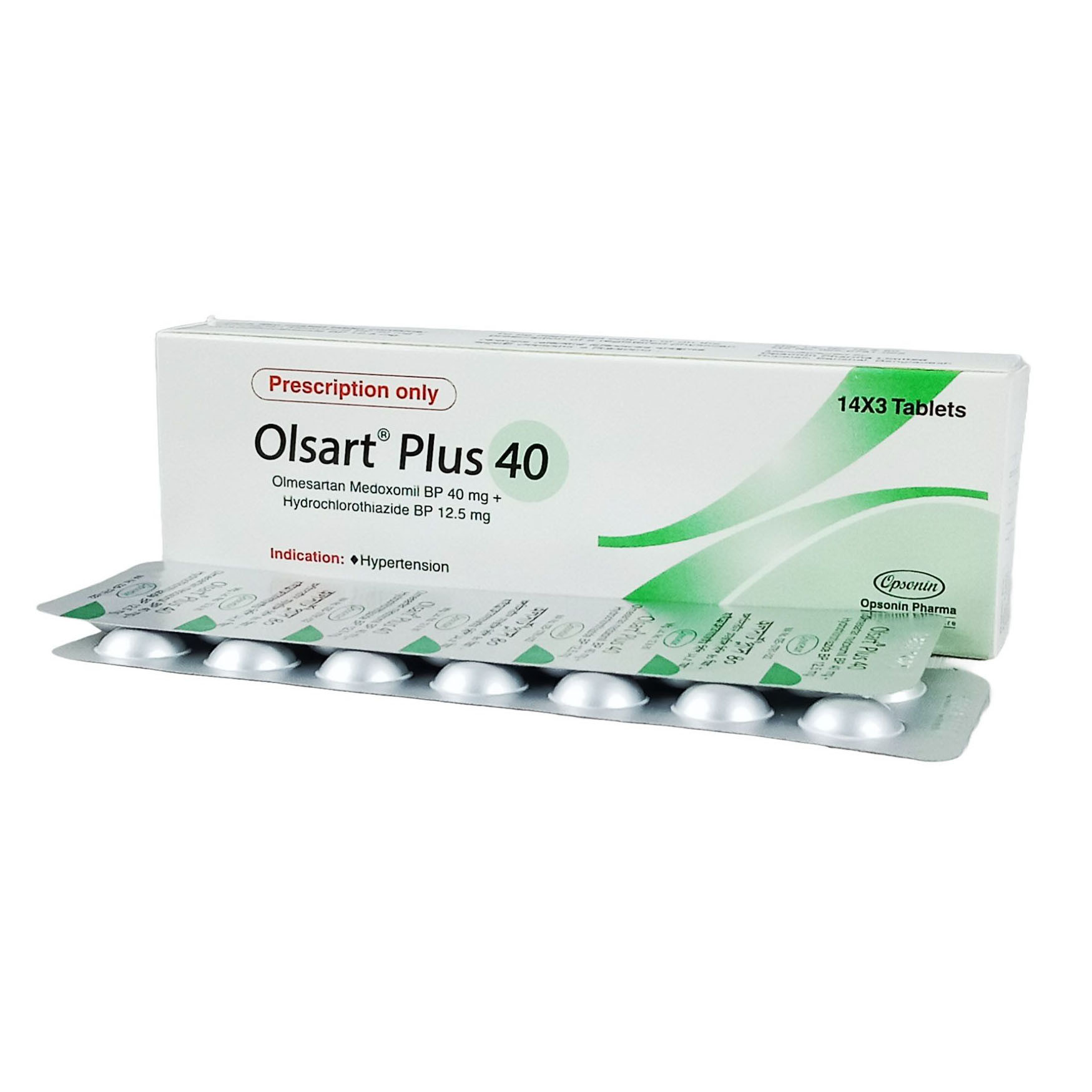 Tablet Olsart Plus 40mg+12.5mg (42pcs)