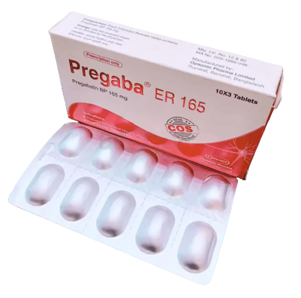 Tablet Pregaba ER 165mg (30pcs)