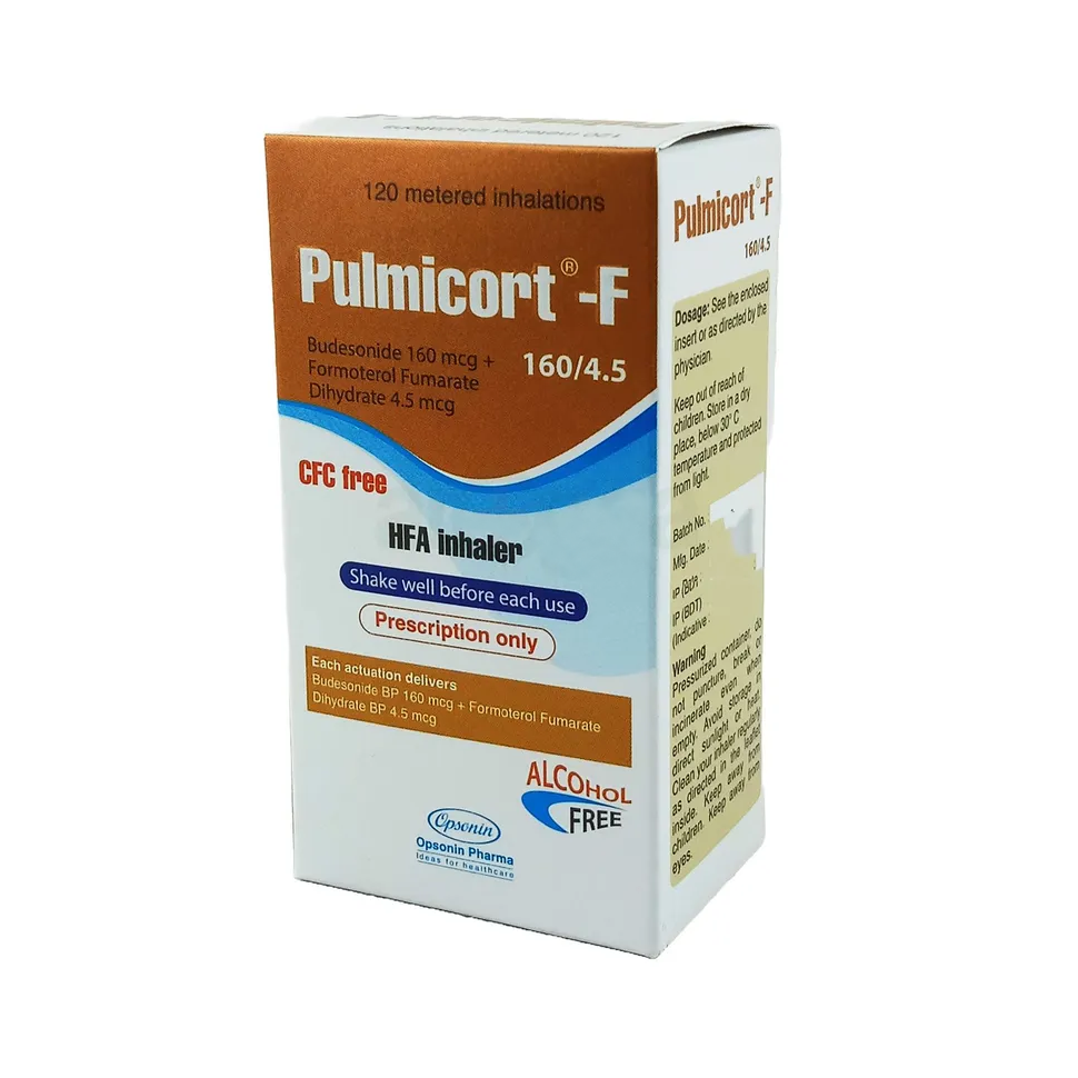 Inhaler Pulmicort-F 160mcg+4.5mcg (120 metered)