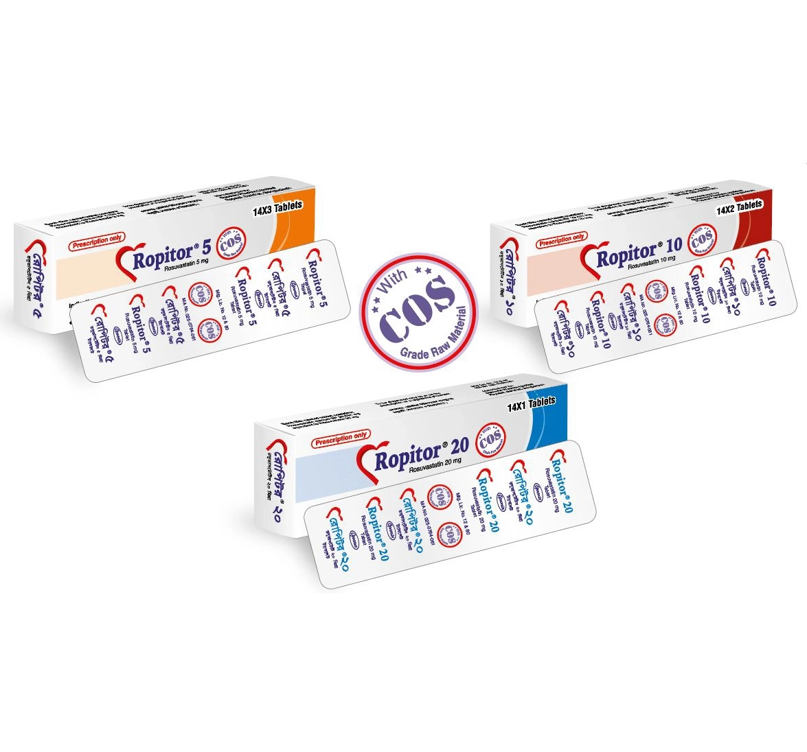 Tablet Ropitor 20mg (14pcs)