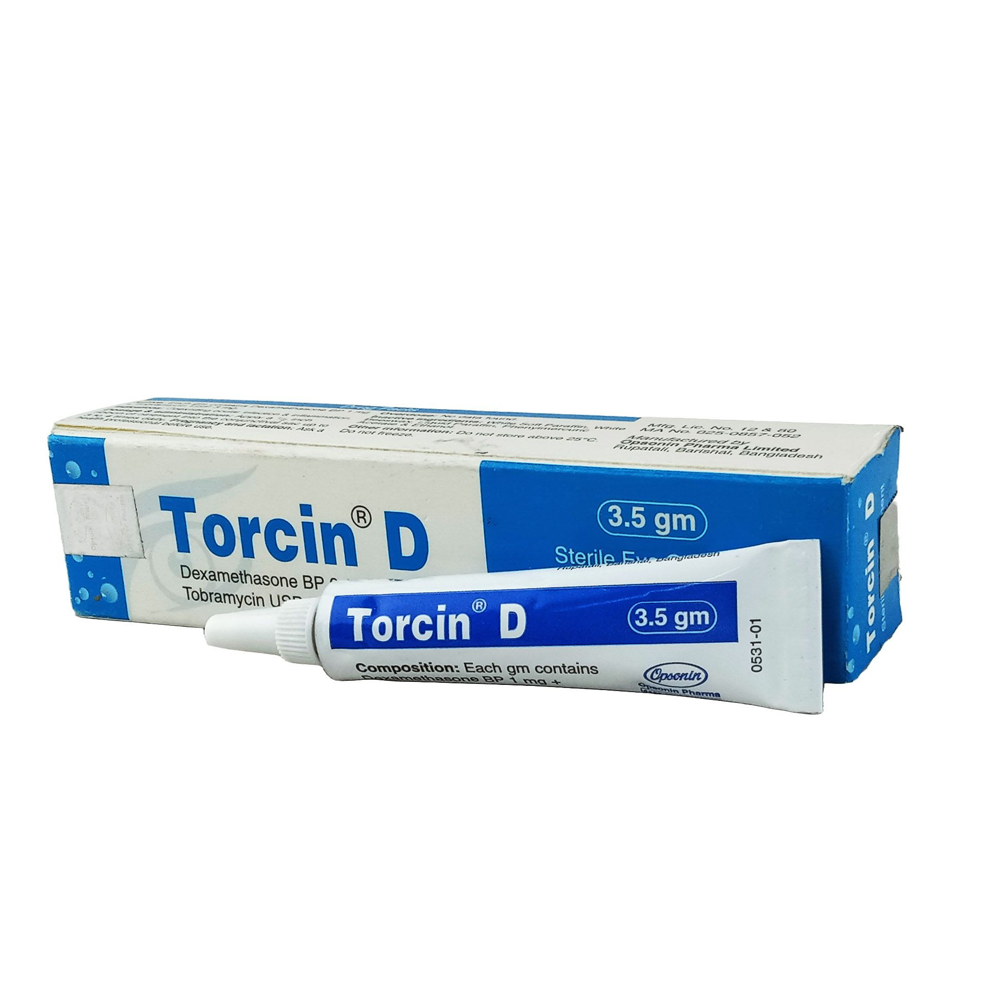 Eye Drop Torcin D 0.1%+0.3% (5ml)