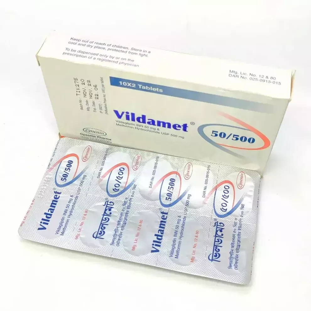 Tablet Vildamet 50/500mg (30pcs)