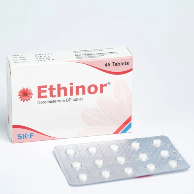 Tablet Ethinor 5mg (50pcs)