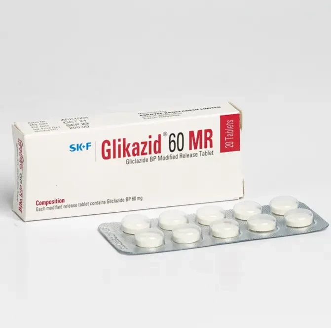 Tablet Glikazid MR 60mg (20pcs)