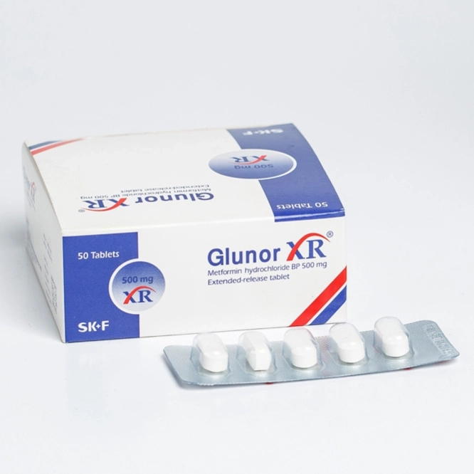 Tablet Glunor XR 500mg (50pcs)