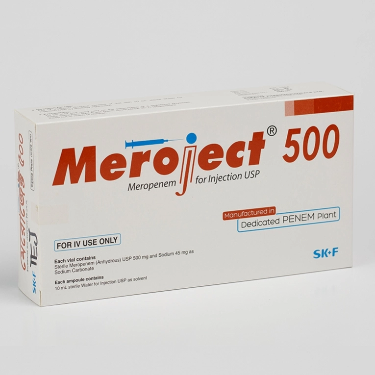 Injection Meroject 500mg IV