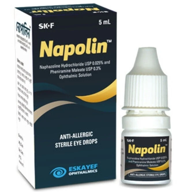 Eye Drop Napolin 0.025%+0.3% (5ml)