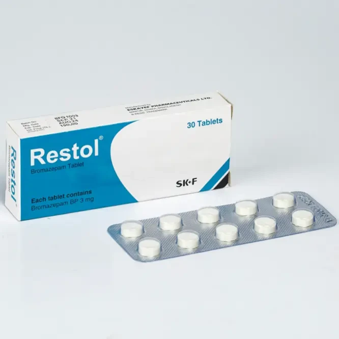 Tablet Restol 3mg (30pcs)