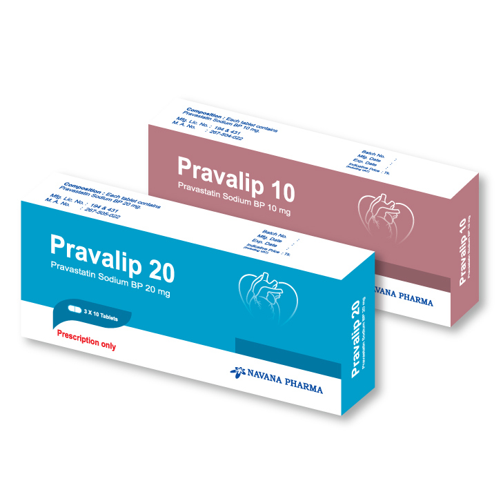 Tablet Pravalip 20mg (30pcs)
