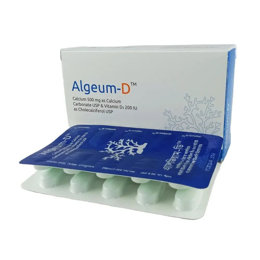 Tablet Algeum-D 500mg+200iu (30pcs)