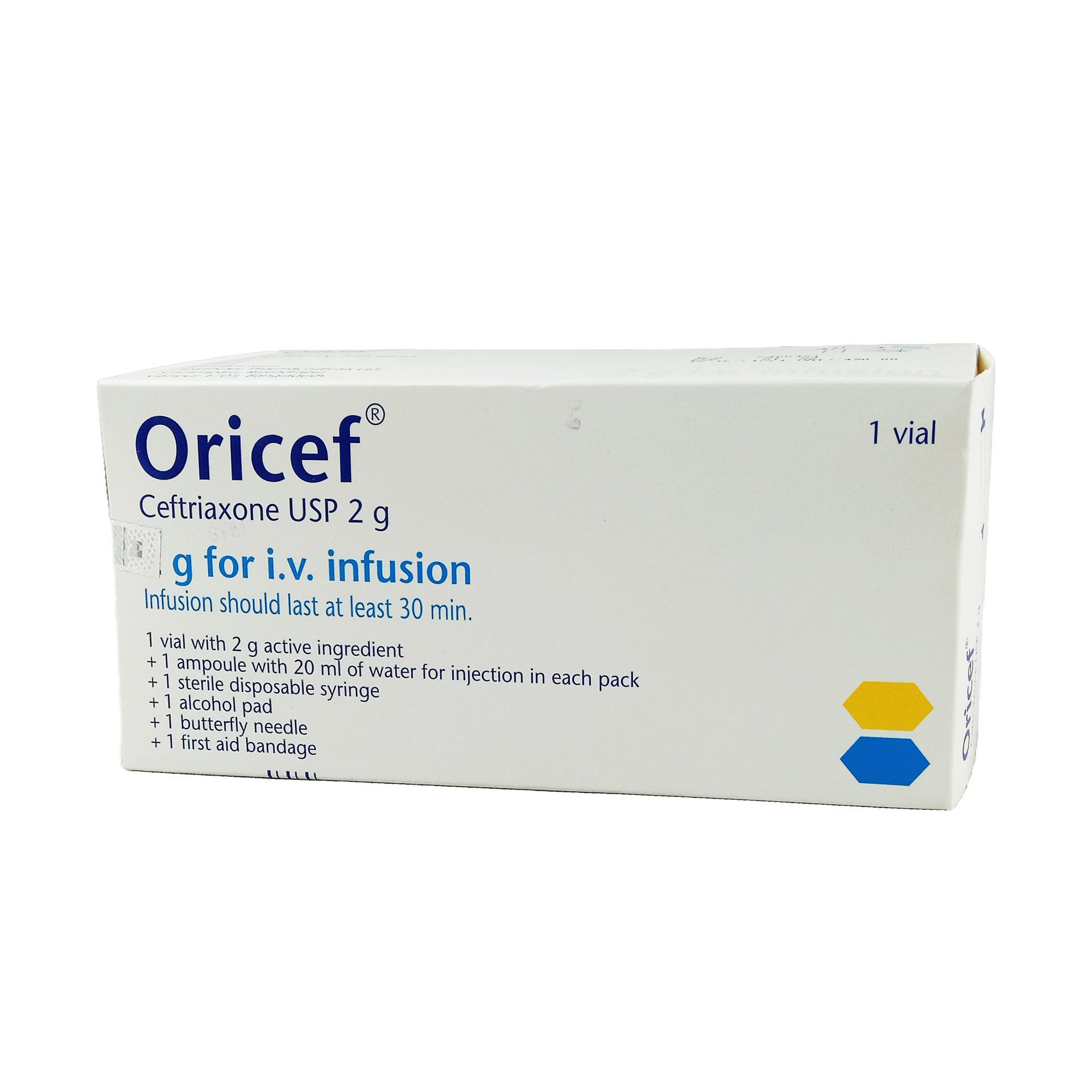 Injection Oricef 2gm iv