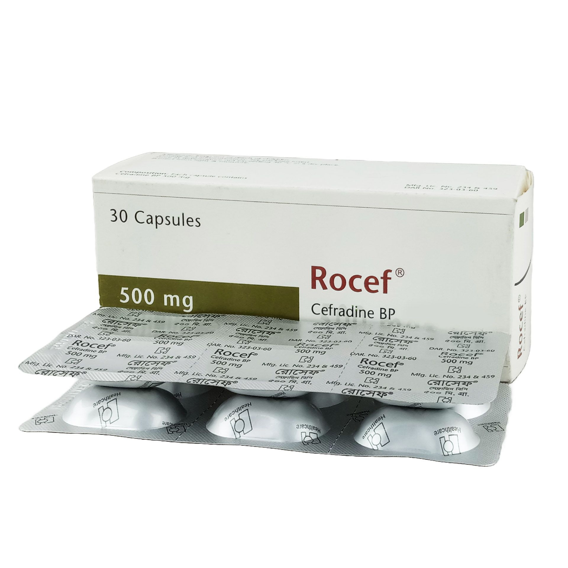Capsule Rocef 500mg (30pcs)