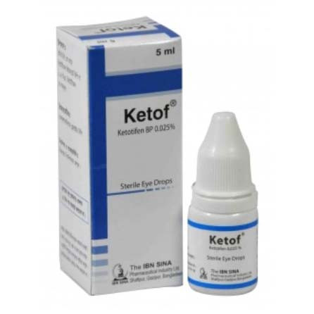 Eye Drop Ketof 0.025% (5ml)