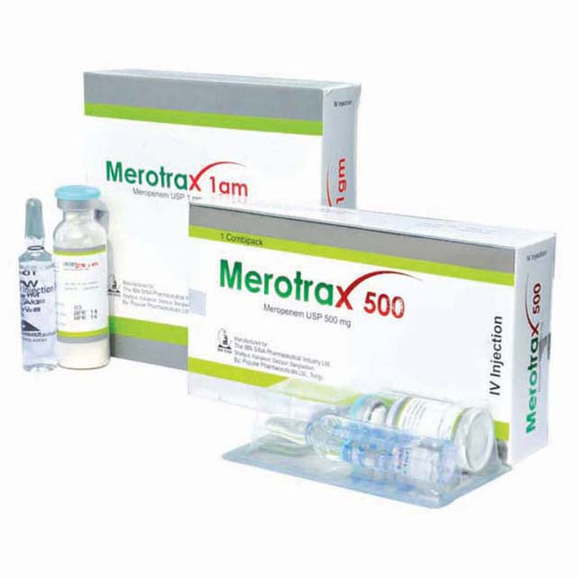 Injection Merotrax 1gm IV